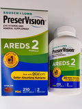 Preservision AREDS 2 210 Count Eye Vitamin Mini Soft Gels Antioxidant Supplement